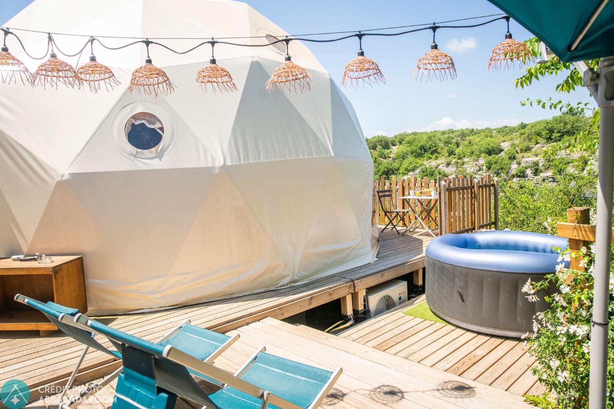 Hotel Les Domes Des Gorges Ruoms Zewnętrze zdjęcie