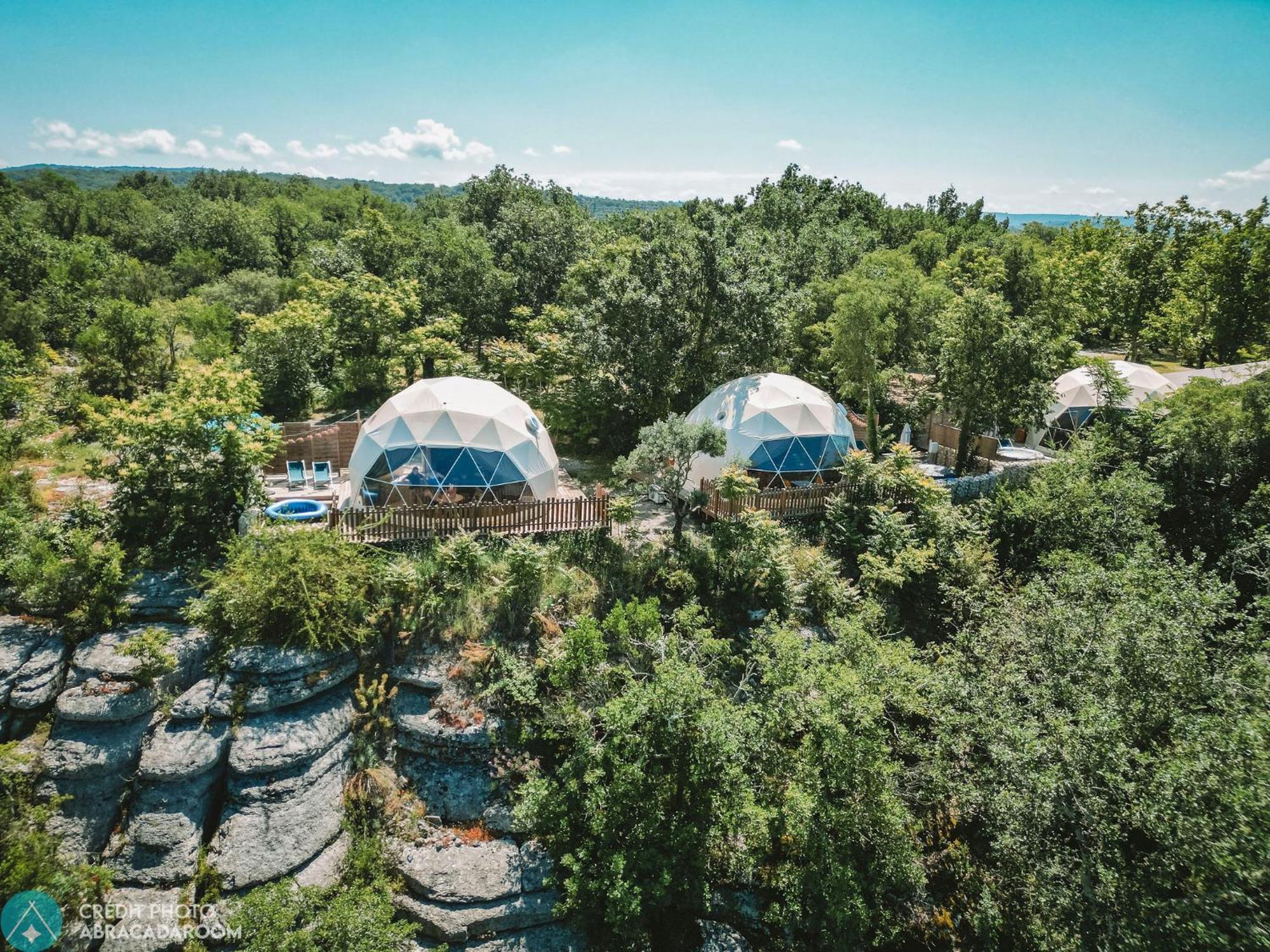 Hotel Les Domes Des Gorges Ruoms Zewnętrze zdjęcie